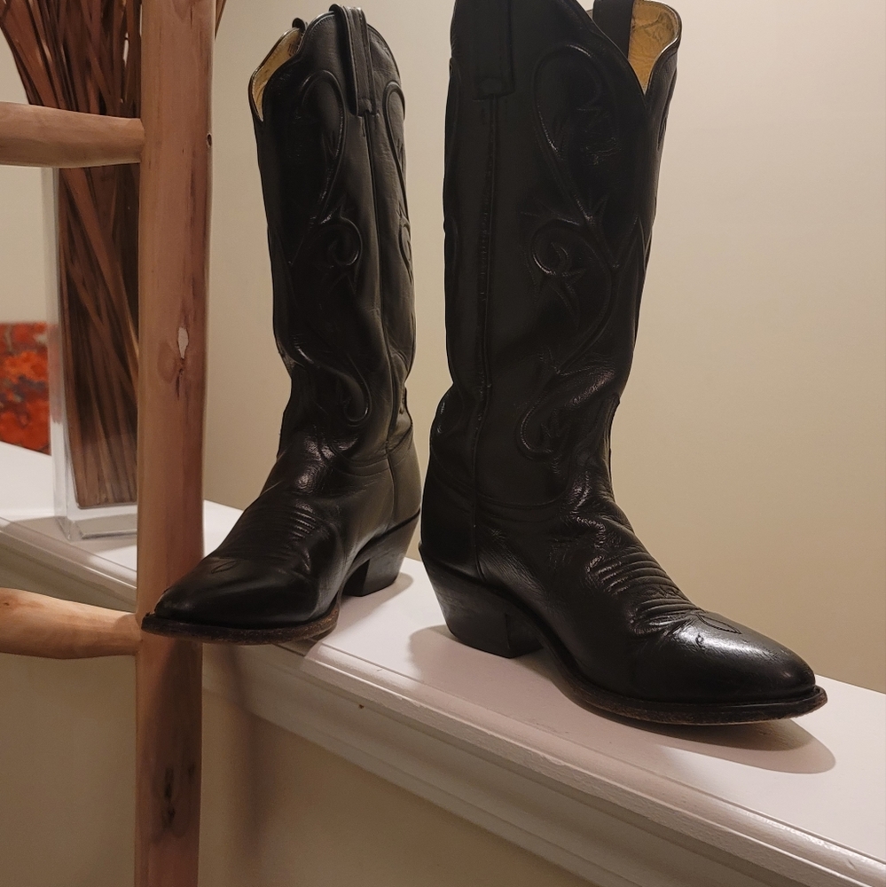 Dan Post Black Cowboy Boot